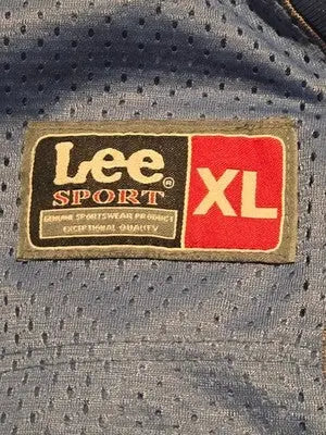 Lee Sport Football Jersey Mens XL Light Blue Mesh 72 Stitched Numbers Loose - Apparel