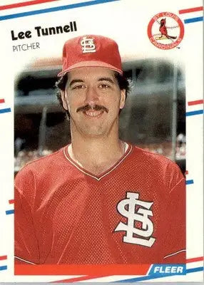 Lee Tunnell - 1988 Fleer - #49 - Baseball - Baseball Card Single