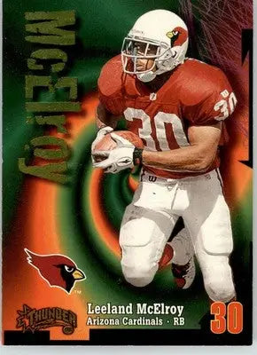 Leeland McElroy - 1998 SkyBox Thunder - #37 - Football