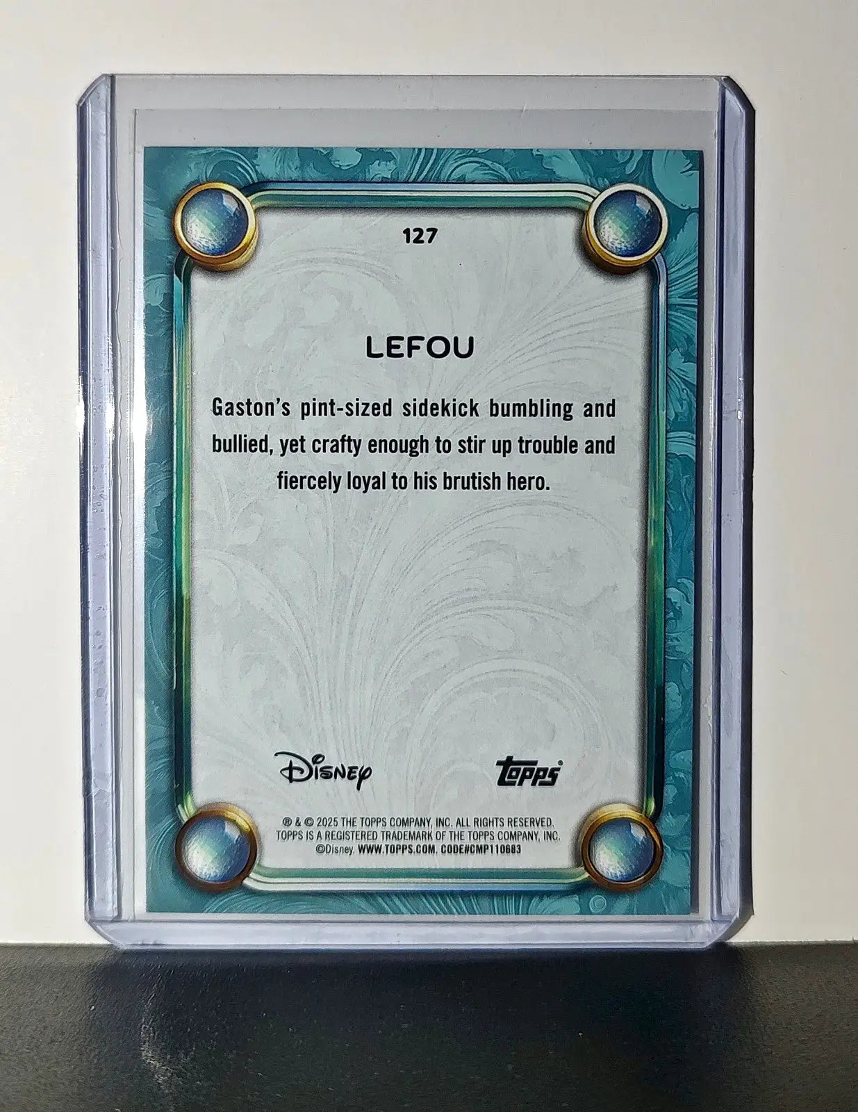 LeFou 2025 Topps Disney Wonder #127 Diamond Card Beauty and the Beast - Non-Sports Card Single