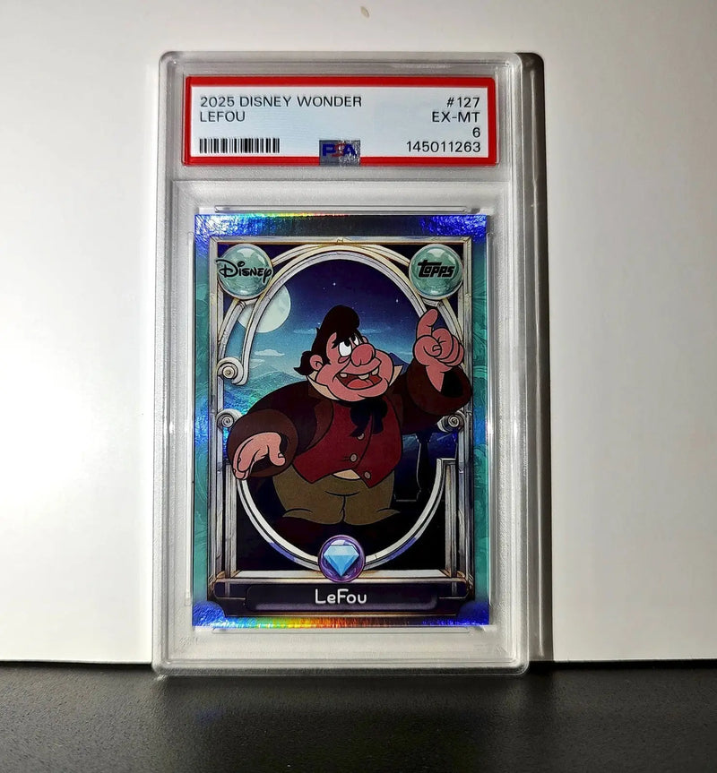 LeFou 2025 Topps Disney Wonder #127 Diamond Card Beauty and the Beast PSA 6 - Non-Sports Card Single