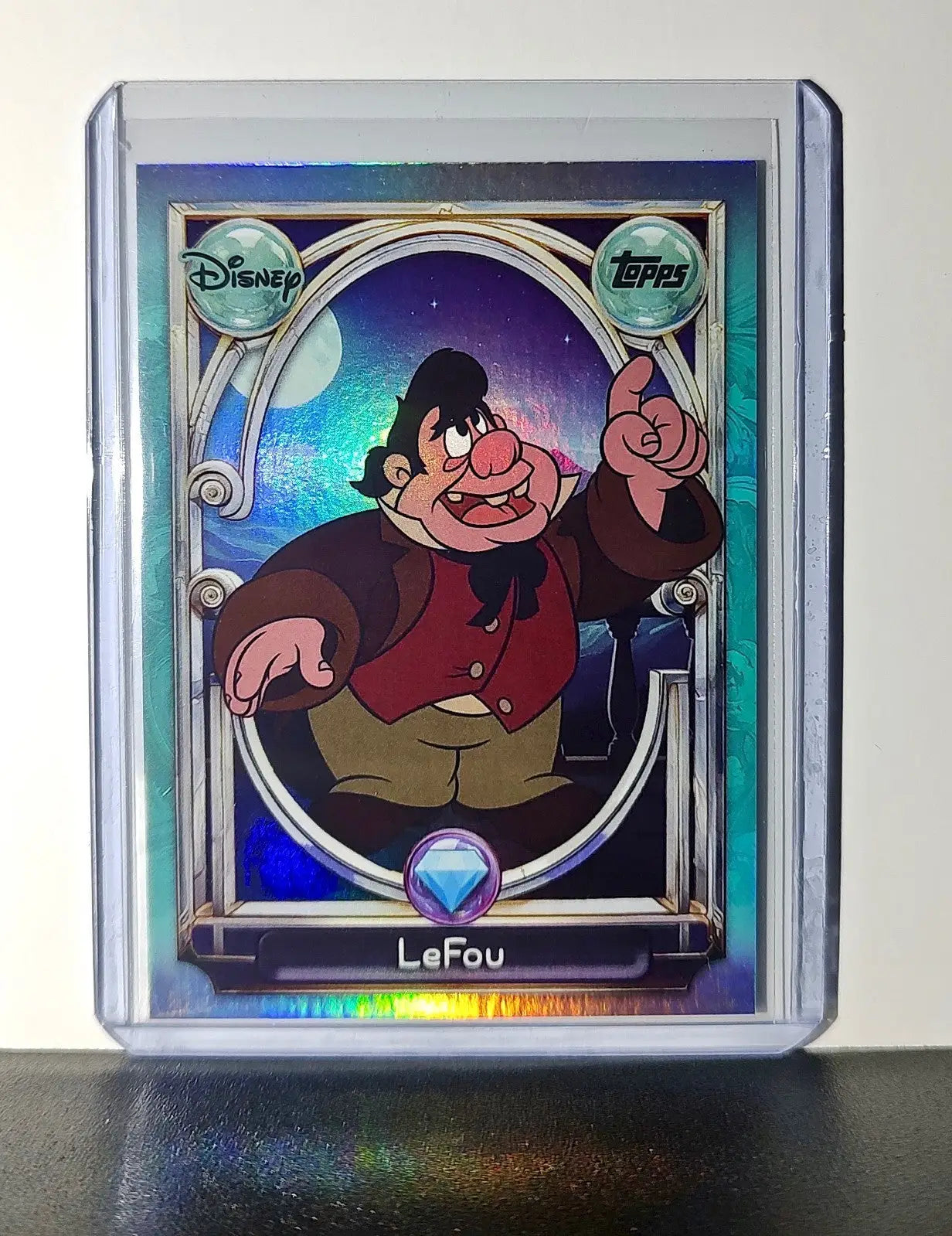 LeFou 2025 Topps Disney Wonder #127 Diamond Card Beauty and the Beast - Non-Sports Card Single