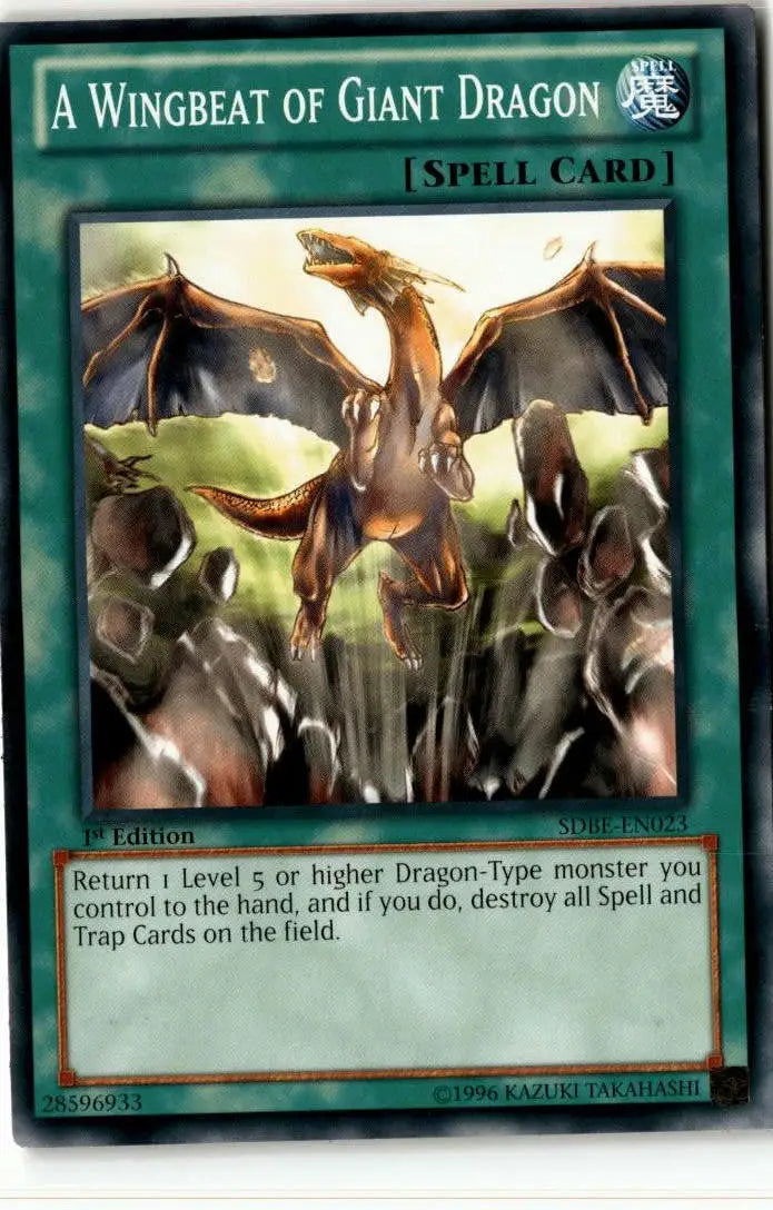 Legacy of Darkness (Worldwide English) #LOD-EN044 A Wingbeat of Giant Dragon - Yu-Gi-Oh! Card Single