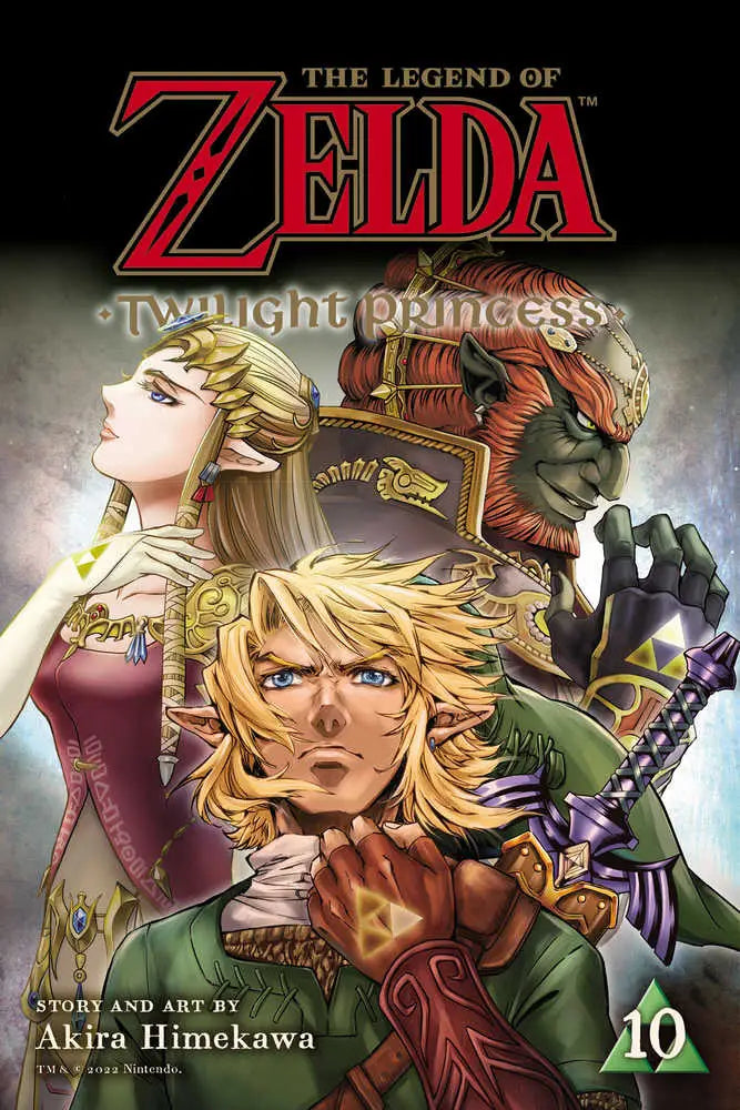 The Legend of Zelda Twilight Princess manga cover on Legend Of Zelda Twilight Princess Graphic Novel Volume 10