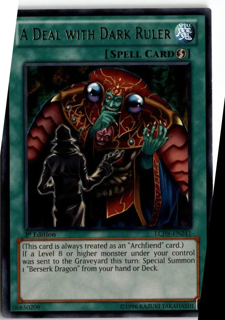 Legendary Collection 4: Joey’s World #LCJW-EN241 A Deal with Dark Ruler - Yu-Gi-Oh! Card Single