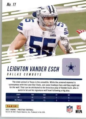 Leighton Vander Esch - 2021 Panini Prestige - #11 - Football - Football Card Single