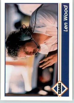 Len Wood - 1992 Traks - #122 - Racing - Racing Card Single