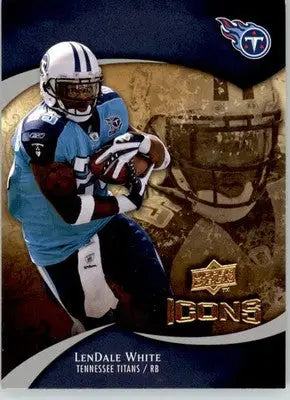LenDale White - 2009 Upper Deck Icons - #97 - Football - Football Card Single