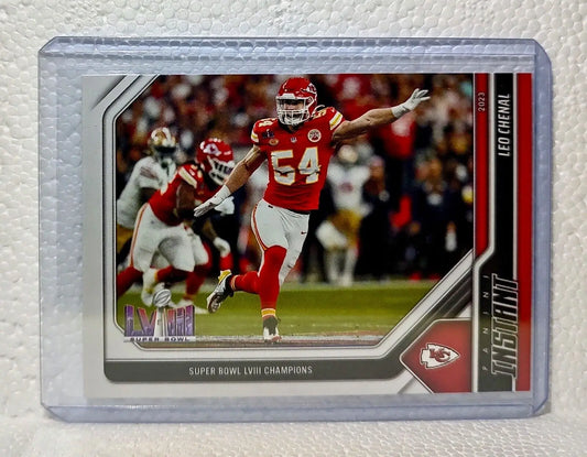 Leo Chenal 2023 Panini NFL Superbowl Champions #27 Card Kansas City Chiefs - Football Card Single