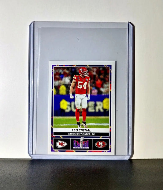 Leo Chenal 2024 Panini NFL Sticker #35 Super Bowl Kansas City Chiefs - Football Card Single