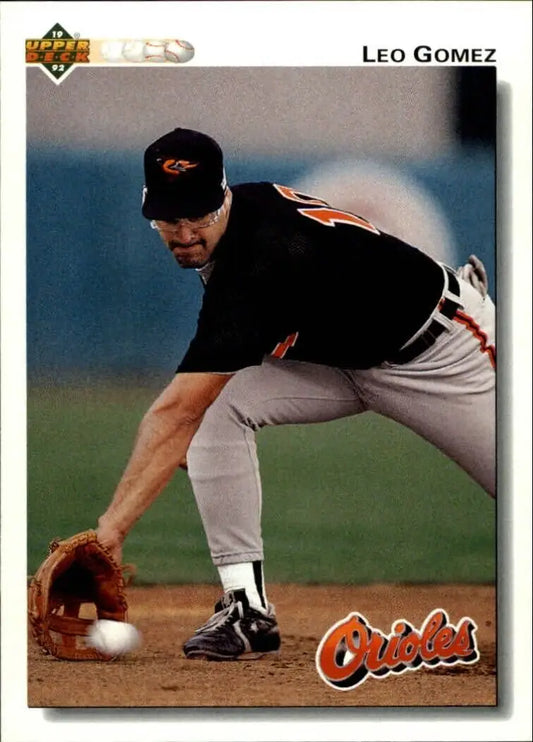 Leo Gomez 1992 Upper Deck MLB #161 Baseball Card Baltimore Orioles - Baseball Card Single