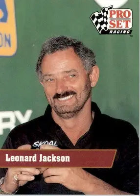 Leo Jackson - 1991 Pro Set - #123 - Racing - Racing Card Single