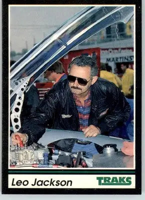 Leo Jackson - 1991 Traks - #99 - Racing - Racing Card Single