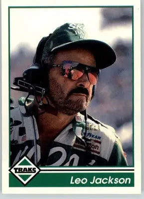 Leo Jackson - 1992 Traks - #119 - Racing - Racing Card Single