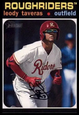 Leody Taveras 2020 Topps Heritage Minor League #81 - Baseball Card Single