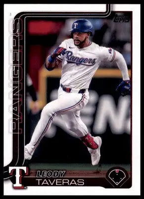 Leody Taveras 2025 Topps #50 Texas Rangers - Baseball Card Single