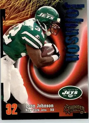 Leon Johnson - 1998 SkyBox Thunder - #88 - Football - Football Card Single