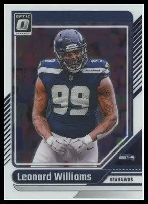 Leonard Williams 2024 Donruss Optic #182 Seattle Seahawks