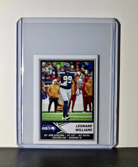 Leonard Williams 2024 Panini NFL Sticker #547 Seattle Seahawks - Football Card Single