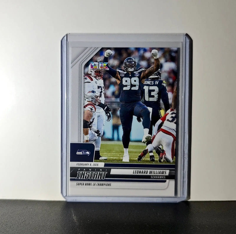 Leonard Williams 2026 Panini NFL Super Bowl LIX Champions #17 Seattle Seahawks - Football Card Single