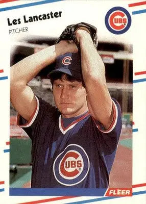 Les Lancaster - 1988 Fleer - #421 - RC Baseball - Baseball Card Single