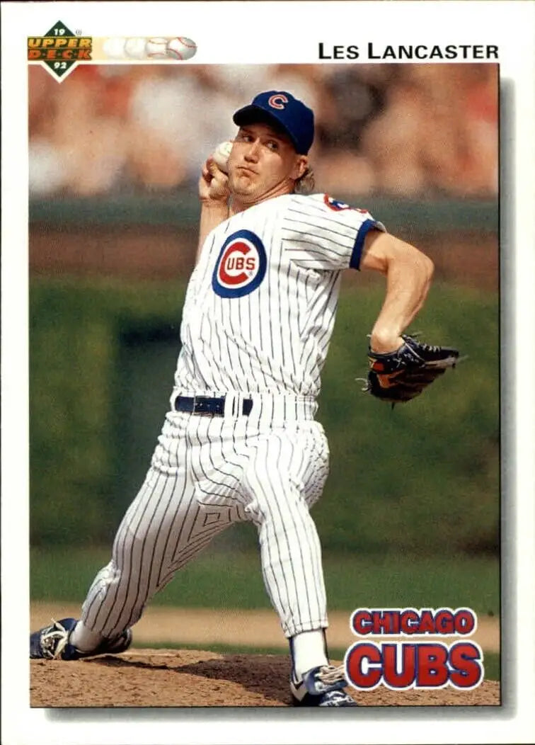 Les Lancaster 1992 Upper Deck MLB #481 Baseball Card Chicago Cubs