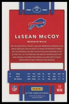 LeSean McCoy 2017 Donruss Optic #24 Buffalo Bills
