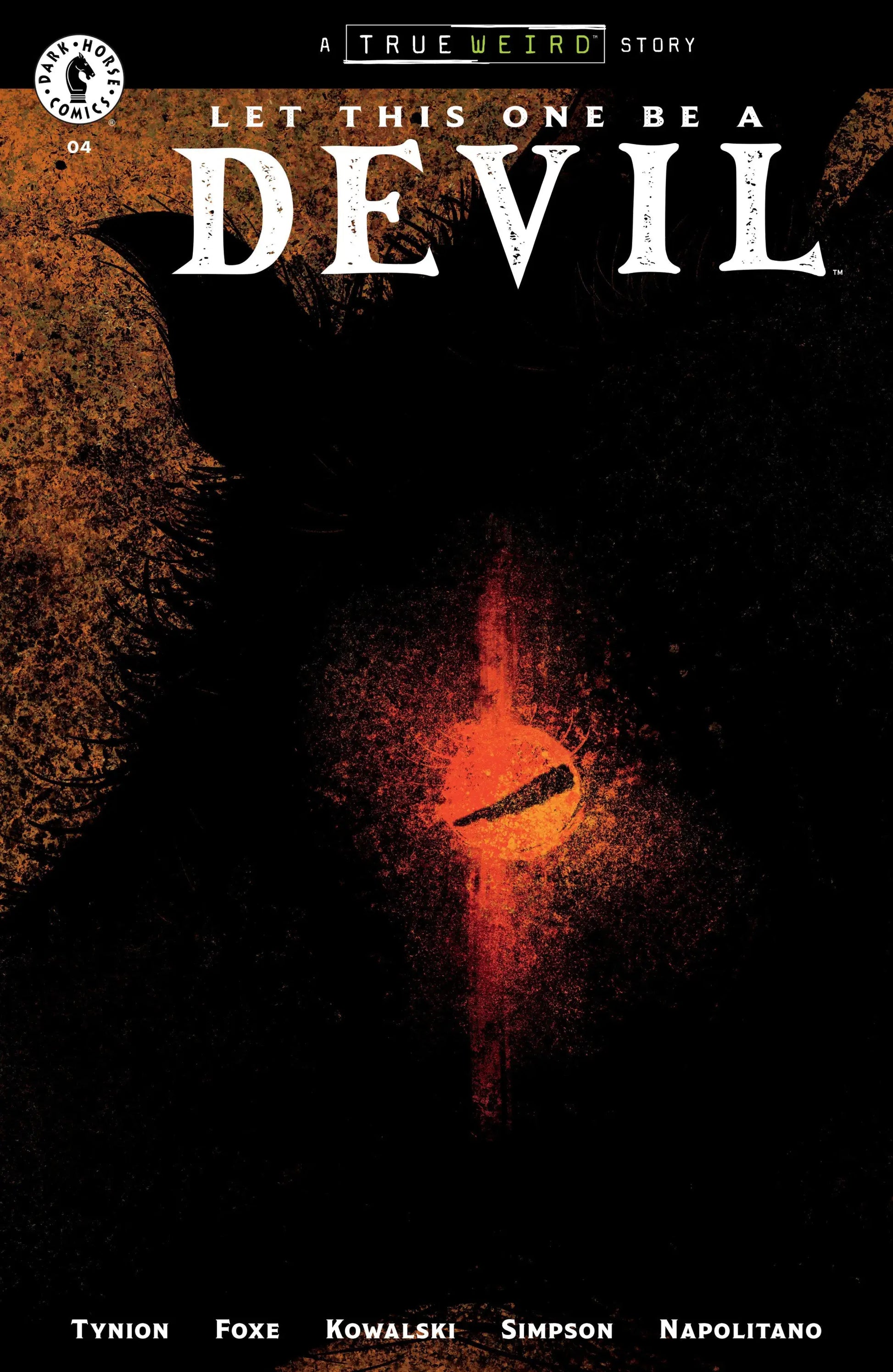 Comic book cover of Let This One Be A Devil #4 by Gavin Fullerton featuring Jersey Devil