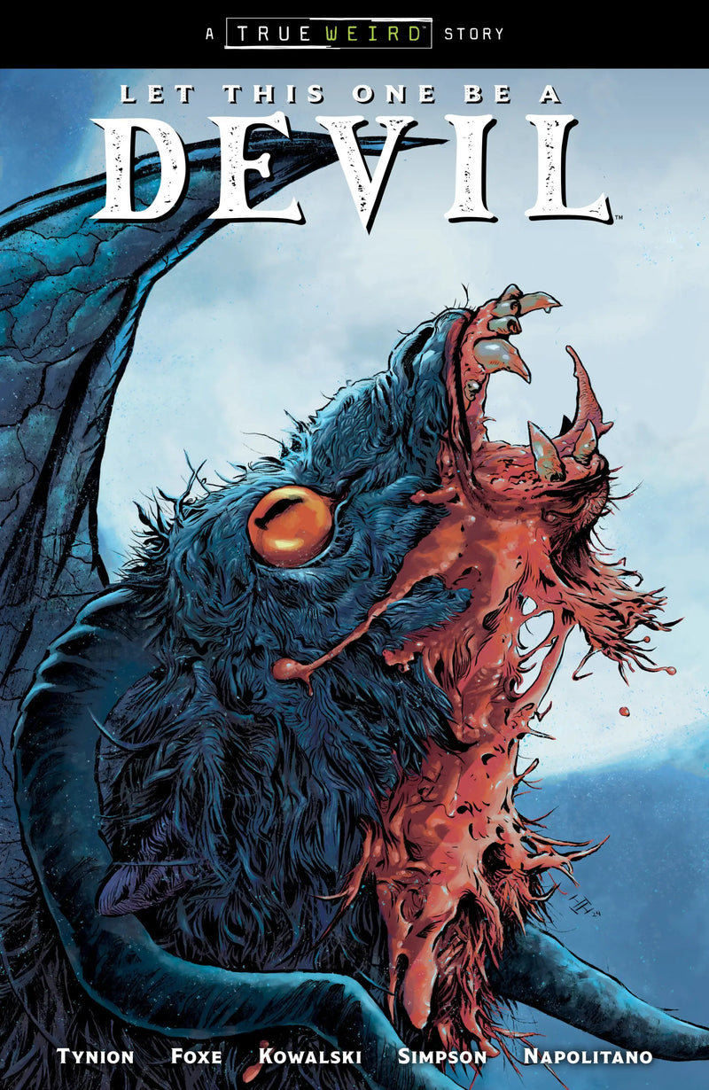 Comic book Let This One Be A Devil Volume 1 featuring a monstrous Jersey Devil by James Tynion and Steve Foxe