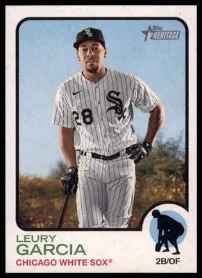 Leury Garcia 2022 Topps Heritage #380 Chicago White Sox - Baseball Card Single