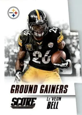 Le’Veon Bell - 2015 Score - #9 - Ground Gainers Football - Football Card Single