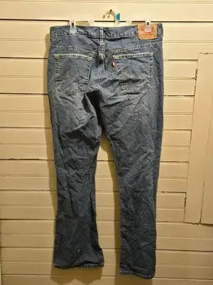 Levis 515 Jeans Womens 12 M Boot Cut Stretch Low Rise Light Wash Denim - Apparel