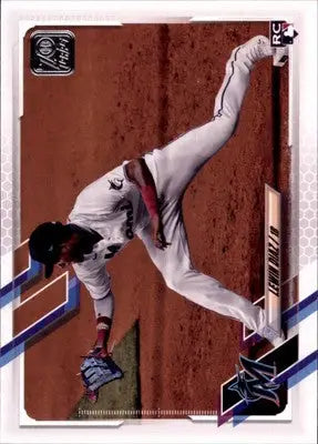 Lewin Diaz 2021 Topps Photo Variation #417b Miami Marlins - Baseball Card Single