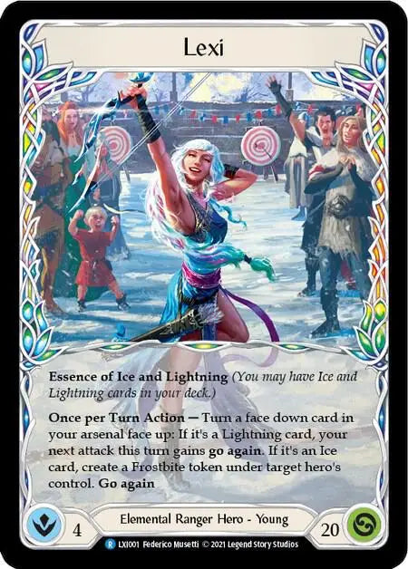 Lexi - Blitz Deck: Tales of Aria - Lexi - LXI001 - Rainbow Foil NM - TCG Card Single