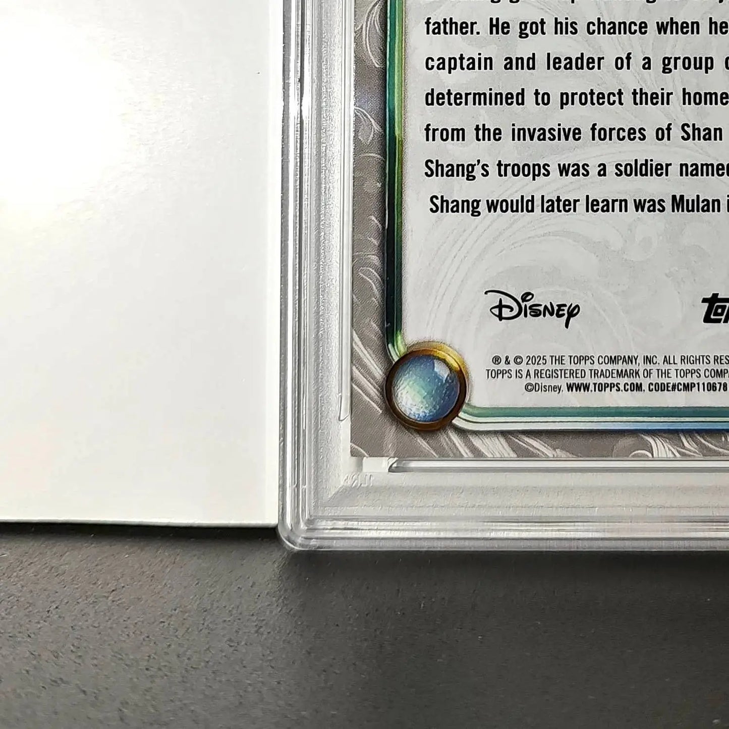 Li Shang 2025 Topps Disney Wonder #64 Winter Variant Card Mulan PSA 10 - Non-Sports Card Single