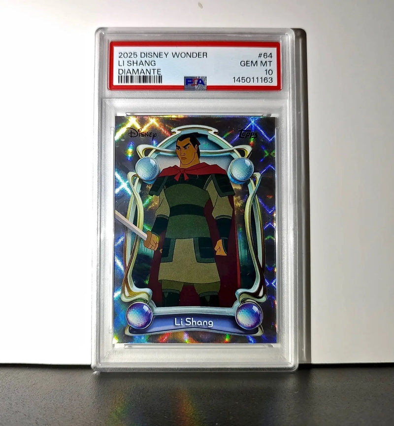 Li Shang 2025 Topps Disney Wonder #64 Winter Variant Card Mulan PSA 10 - Non-Sports Card Single