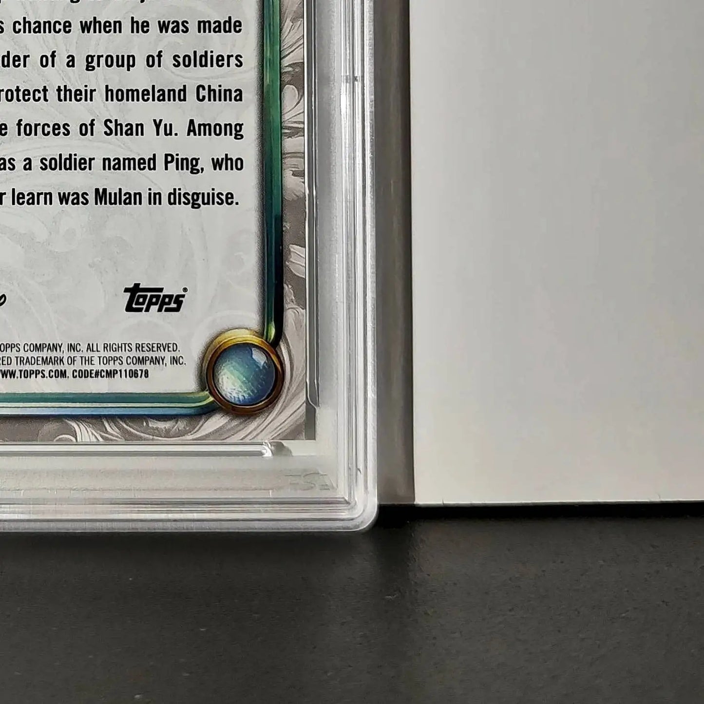 Li Shang 2025 Topps Disney Wonder #64 Winter Variant Card Mulan PSA 10 - Non-Sports Card Single