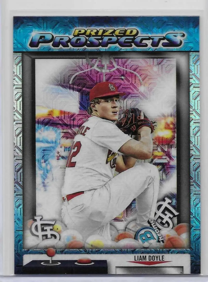 Liam Doyle 2025 Bowman Draft Prized Prospects Mojo Refractor #PP-4 c-60 - Baseball Card Single