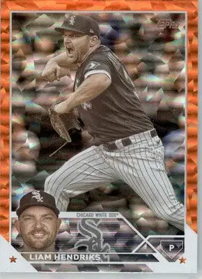Liam Hendriks - 2023 Topps - #175 - Orange Foil #/299 SN Baseball - Baseball Card Single