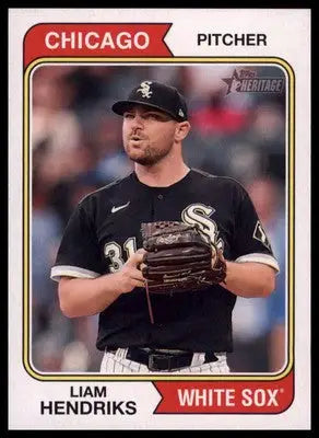 Liam Hendriks 2023 Topps Heritage #192 Chicago White Sox - Baseball Card Single