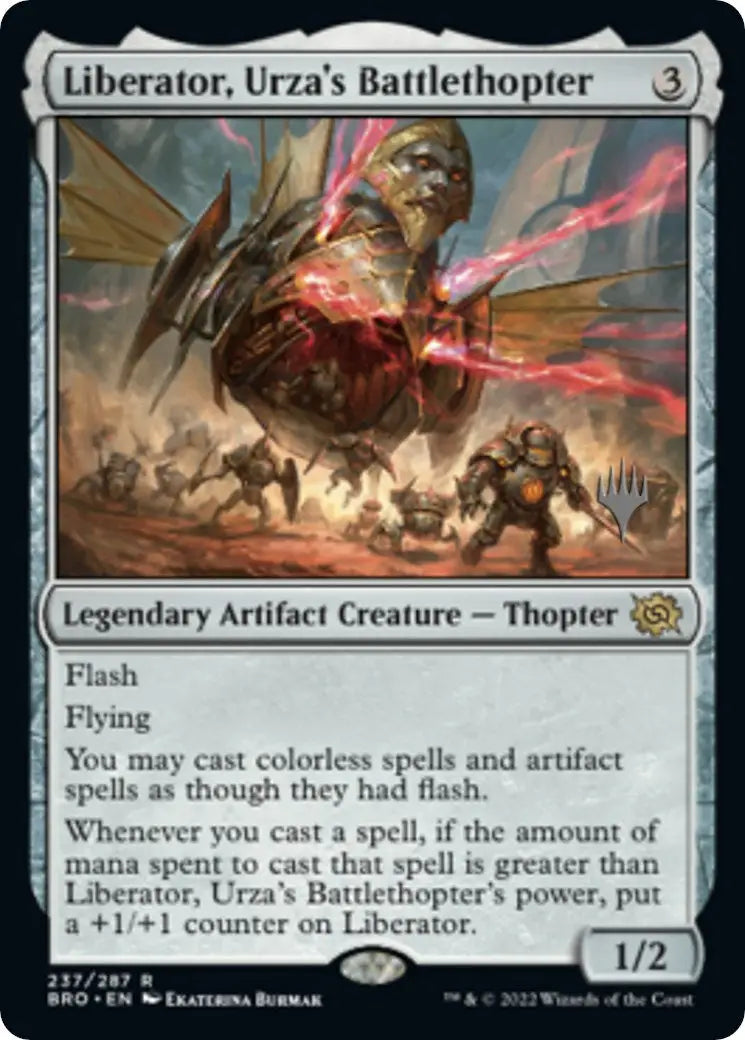 Liberator Urza’s Battlethopter (Promo Pack) [The Brothers’ War Promos] - TCG - MTG Single
