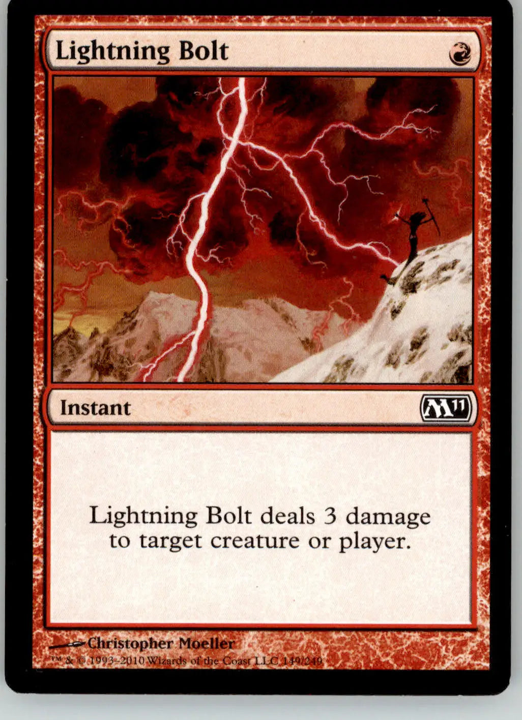 Lightning Bolt - Magic 2011 (M11) - 149 - MP Magic: The Gathering