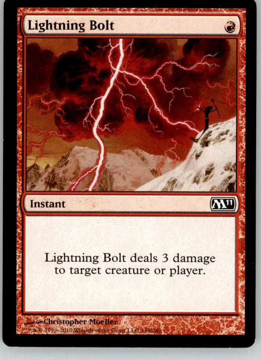 Lightning Bolt - Magic 2011 (M11) - 149 - MP Magic: The Gathering - Magic Card Single