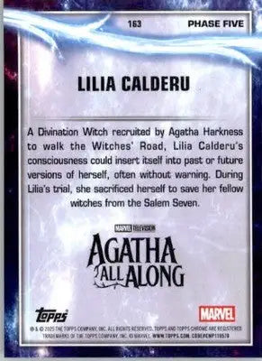 Lilia Calderu - 2025 Topps Chrome Marvel Studios - #163 - Non_sport - Non-Sports Card Single