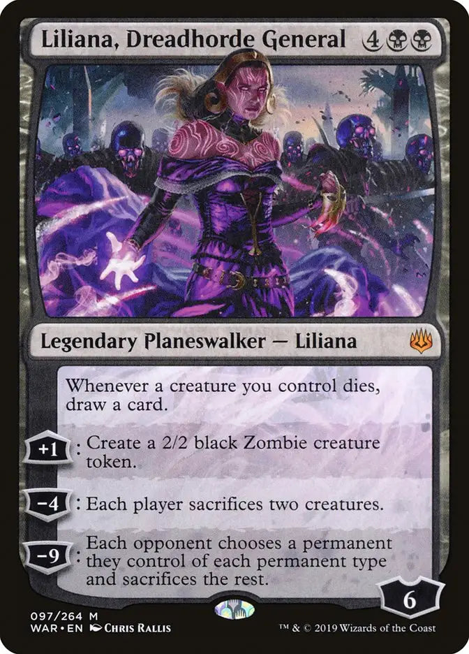 Liliana Dreadhorde General [War of the Spark] - Magic Card Single