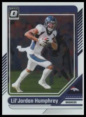 Lil’Jordan Humphrey 2024 Donruss Optic #60 Denver Broncos