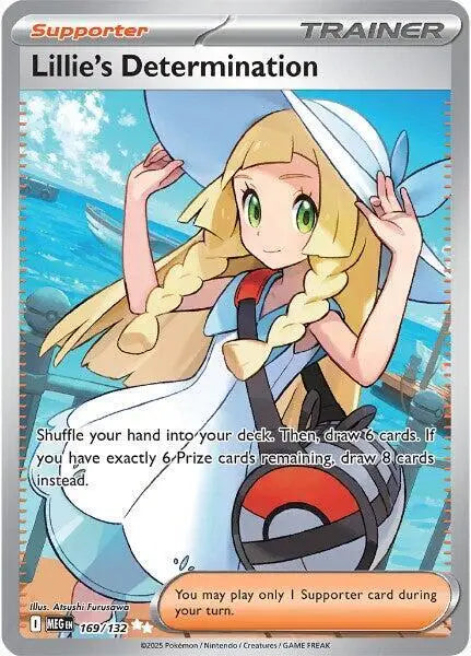 Lillie’s Determination - 169/132 - Pokémon Card Single