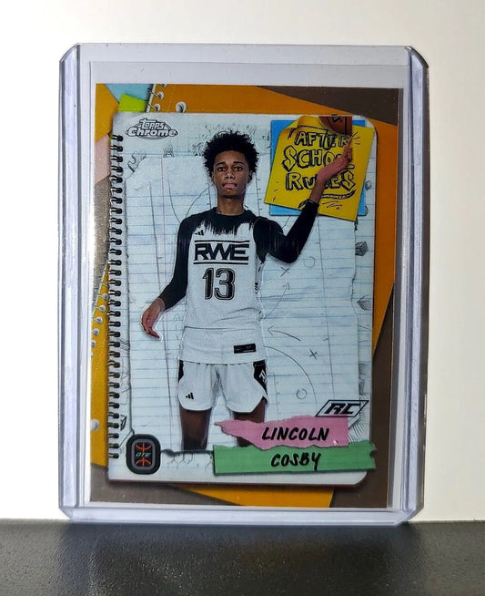 Lincoln Cosby Rookie 2023-24 Topps Chrome Overtime ASR-24 After School Rules RWE - Basketball Card Single