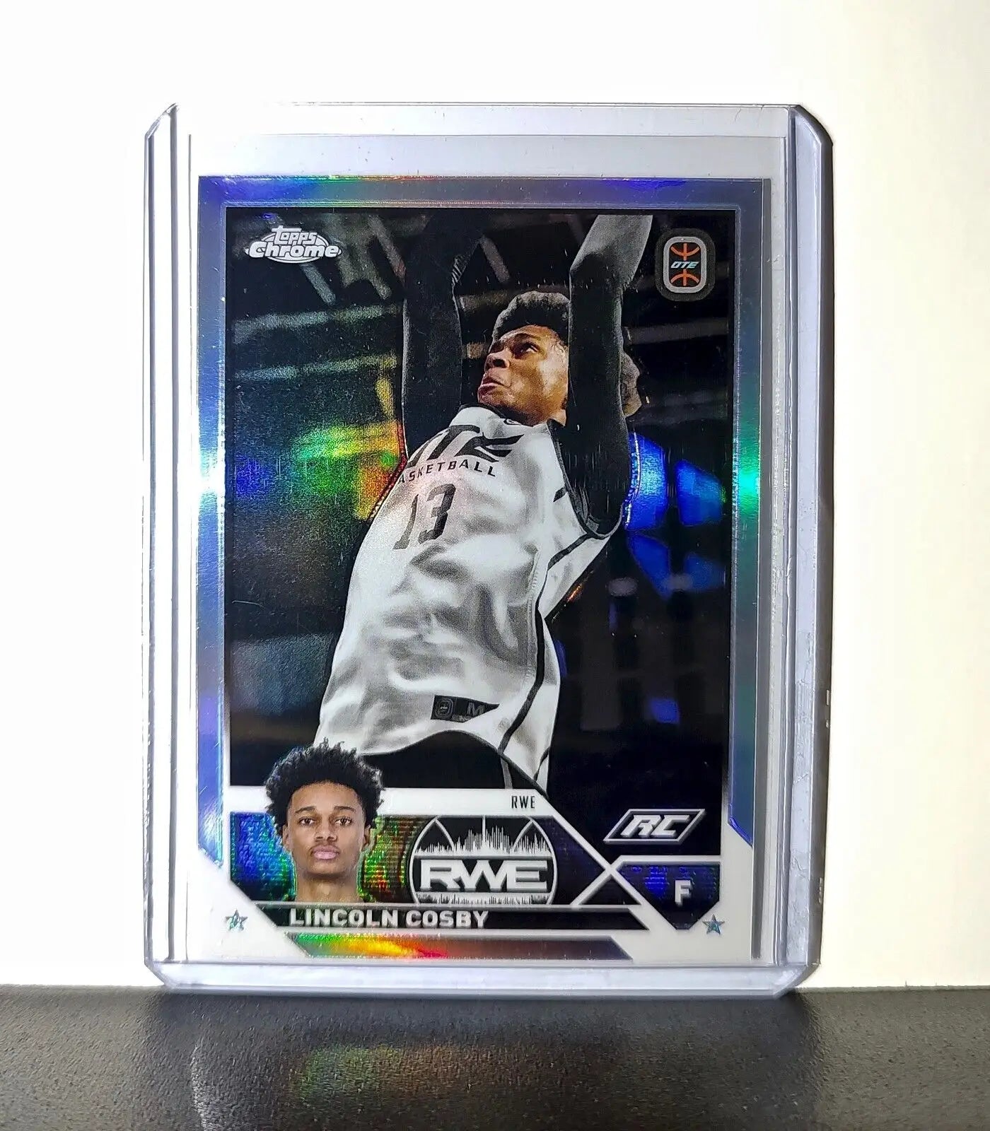 Lincoln Cosby Rookie Card Refractor 2023-24 Topps Chrome Overtime #59 RWE - Basketball Card Single