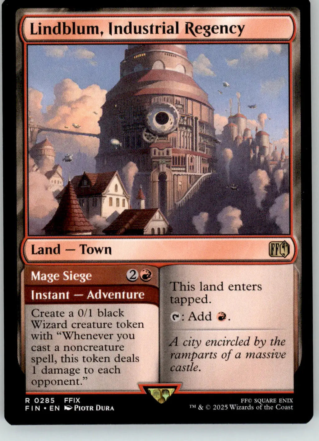 Lindblum Industrial Regency - FINAL FANTASY - 285 - NM Magic: The Gathering - Magic Card Single